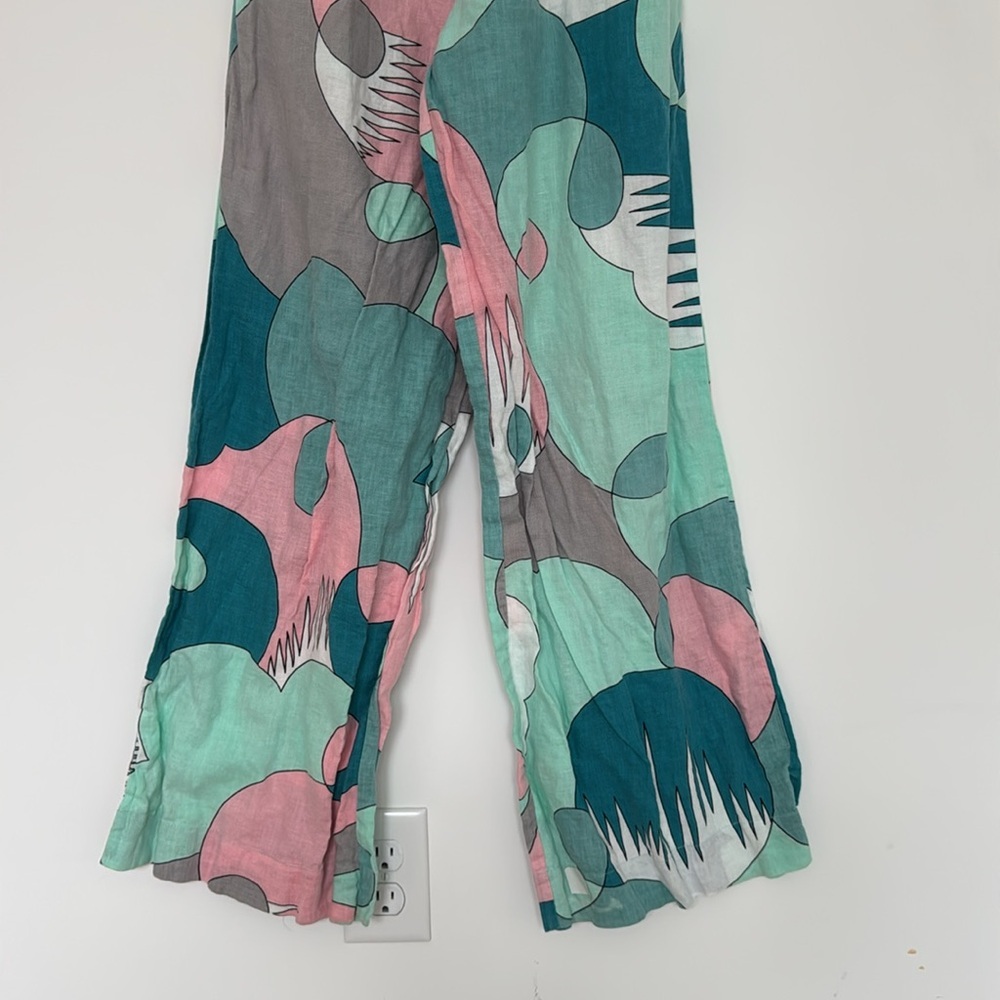 S/W/F Sweetheart Halter Linen Jumpsuit - Size S - Picture 6 of 10